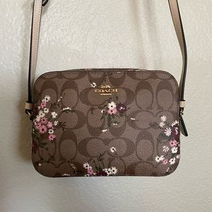 Coach Cross Body Bag Cherry Blossom worn once